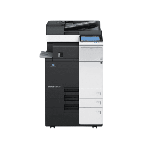 Restored Konica Minolta bizhub C458 Laser Color Multifunction Printer 45PPM  Print, Copy, Scan, Fax (Refurbished)