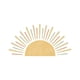 thumbnail image 1 of Pegatina de pared de medio sol, pegatinas de pared de sol, calcomanías de pared de sol extraíbles, papel tapiz para fondo, sala de estar, decoración, 1 of 9