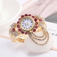 thumbnail image 3 of New Trendy Fashion Women's Diamond-encrusted Digital Quartz Women's Bracelet Watch, 3 of 9