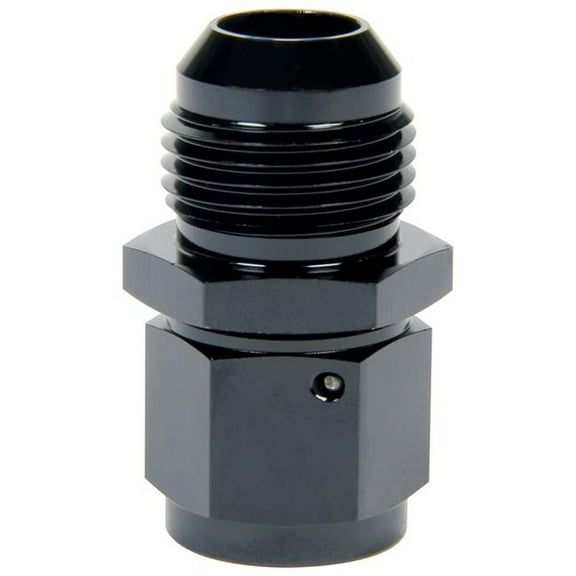 Allstar Performance ALL49750 Adapter Fitting - Straight -3AN Female Swivel to -4AN Male - Aluminum - Blk Anodized - Each