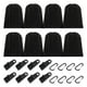 thumbnail image 1 of Paquete de 8 clips de lona para sacos de arena vacíos, sacos de arena flocados a prueba de viento, pesos de dosel para trampolín de jardín, muebles de, 1 of 9