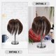 thumbnail image 5 of 3 pelucas de cabello humano para mujer, postizos para cabello fino, 5 of 7