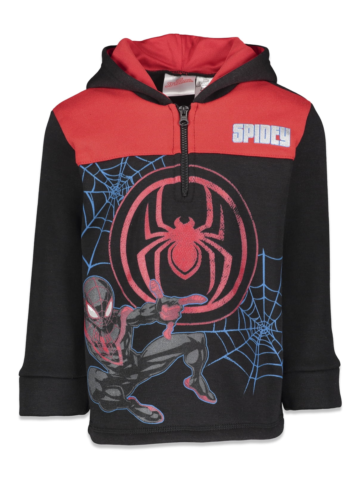 Spider-Man Miles Morales Into the Spider-Verse Hoodie Zip up Jacket Sweatshirt