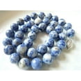thumbnail image 3 of K-KED Charm Natural 10mm Blue White Lapis Lazuli Round Gems Beads Necklaces 16-36"-28 in, 3 of 3