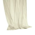 thumbnail image 3 of Loft Living Peoria Sheer Dual Header Single Curtain Panel 52 x 95 in Cream, 3 of 6