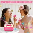thumbnail image 2 of Kids Microphone Toys for Girls 3-6 Years, Karaoke Machine for Kids Girls Toys Ages 4-6, Birthday Gifts Musical Toys for Girls 3 4 5 6 Year Old, 2 of 7