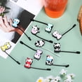 thumbnail image 4 of Raindrops 10Pcs Silicone Cow Straw Covers Safe Reusable Multi Color Straw Stoppers, 4 of 7