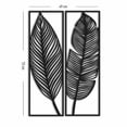 thumbnail image 3 of Tanelorn , Leavy - Black Decorative Metal Wall Accessory, 3 of 5