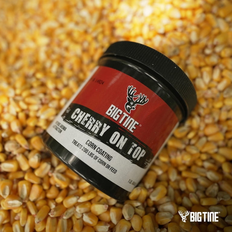 Big Tine Cherry Corn Coating 1LB Deer Feed for Hunters - Walmart.com