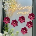 thumbnail image 4 of 6pcs Paper Flowers 3D Atmosphere Crepe Paper Flowers Handcrafted Home Decor, 4 of 8