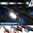 thumbnail image 4 of Juego de luces LED para bicicleta, potente kit de iluminación, resistente al agua IPX5, recargable por USB, delanteras y traseras, para carretera, para hombres, mujeres y niños, 4/6 modos., 4 of 5