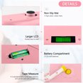 thumbnail image 4 of TeamSky Baby Scale/Pet Scale Digital Portable for Infant/Newborn/Puppy/Cat Animals/Kitchen Food/LCD Display with Tape Measure（Pink）, 4 of 9
