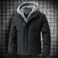 thumbnail image 2 of Dpytoraw Men's Autumn Winter Warm Cotton Padded Jacket Men's Winter Padded Jacket, 2 of 5