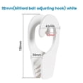 thumbnail image 2 of Rail Mount Boat Hanger Hook Quick Release Clip Professional Versatile Adjuster Clip Line Clip 32mm, 2 of 5