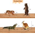 thumbnail image 3 of Figura de animales de juguete Zippytots Zoo, 9 unidades para niños de 3 a 5 años, 3 of 8