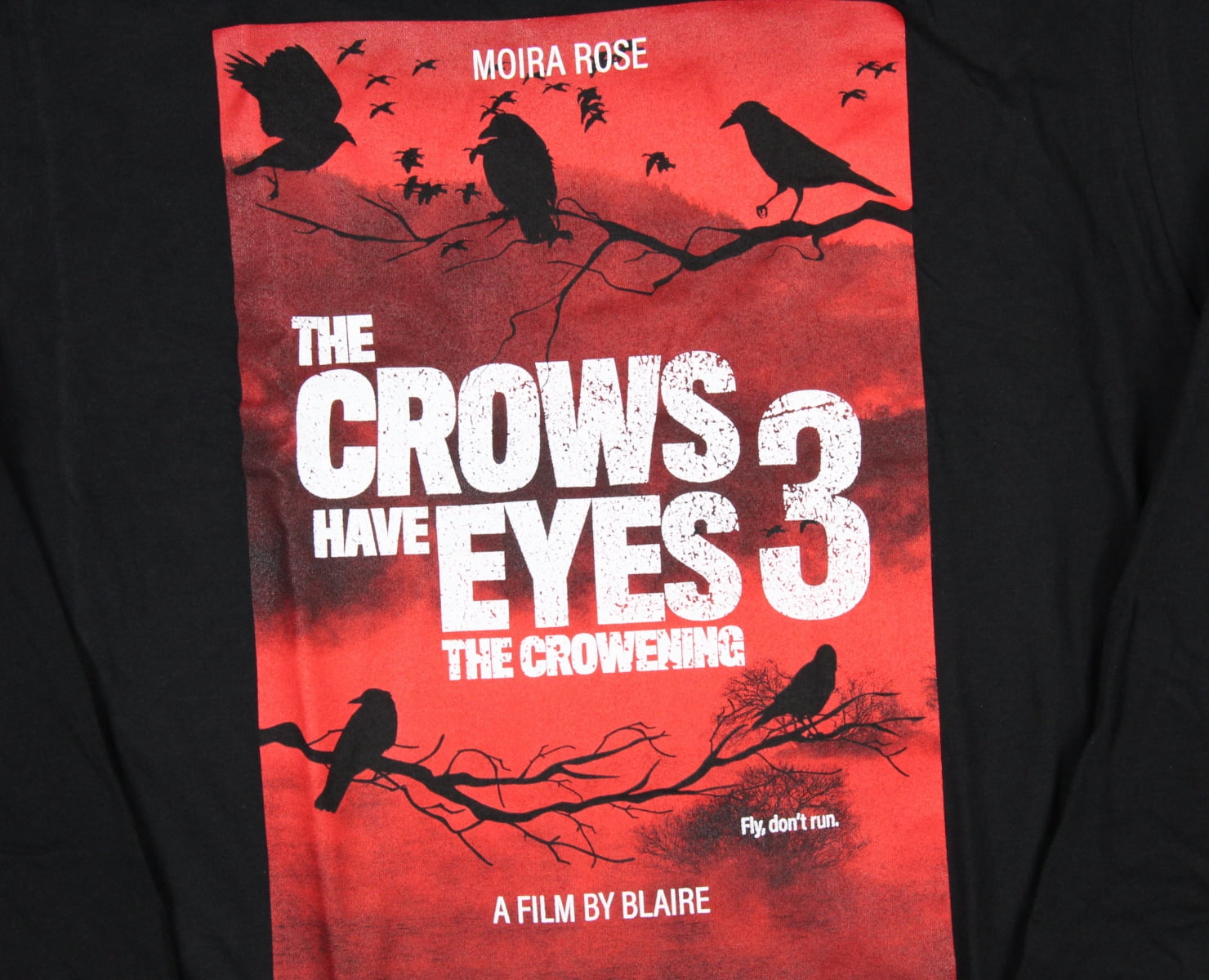 Schitt's Creek Mens' The Crows Have Eyes T-Shirt (Black/Red