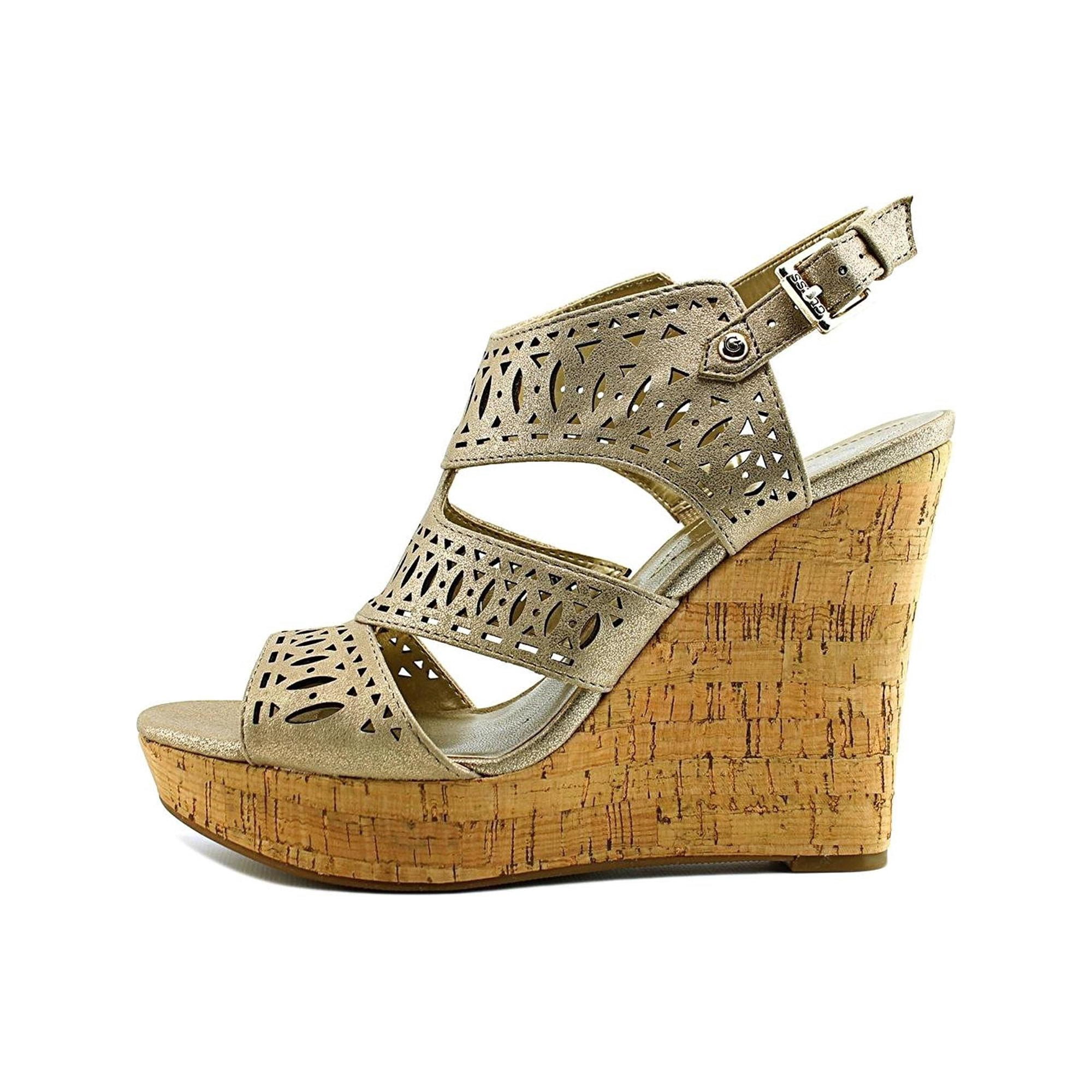 Guess Femmes Sandales a Plateforme Ouverte Orteil Walmart