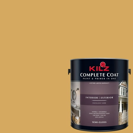 KILZ COMPLETE COAT Interior/Exterior Paint & Primer in One #LE110-01 Heart of