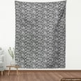 thumbnail image 3 of Ambesonne Antique Fabric by the Yard Upholstery, Lace Gothic Pattern, 3 Yards, Grey Black, 3 of 4
