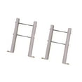 thumbnail image 4 of Luzkey 2 Pieces Radiator Floor Brackets Home Use Supports Easy to Install Reliable Stable Cast Iron Radiator Feets Aluminum Brackets 18cmx10cmx8.5cm, 4 of 8