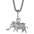thumbnail image 1 of Sterling Silver Teeny Elephant Pendant, 1/4 inch, 1 of 1
