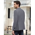 thumbnail image 5 of COOFANDY Mens Two Button Blazer Jacket Big and Tall Formal Business Suit Jackets, 5 of 6