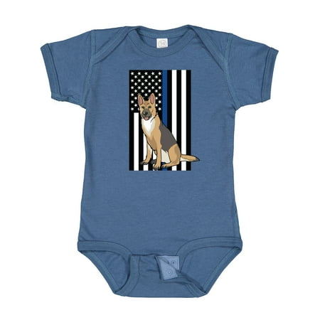 

Inktastic Law Enforcement Flag Dog K-9 Gift Baby Boy or Baby Girl Bodysuit