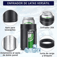 thumbnail image 5 of Botellero Enfriador De Cerveza De Acero Inoxidable Negro, 5 of 5