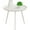 White 1, variant on XiHuaZhaoChen Round Side Table - Metal Accent Table with 3 Legs, Small Coffee Table for Living Room & Bedroom, Stylish End Table,White,L: 24"D*20"H