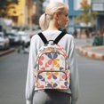 thumbnail image 7 of FORMRS Mini Backpack Purse for Women Travel Daypack Casual Shoulder Bag, Purple Retro Flower, 7 of 7