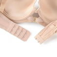 thumbnail image 4 of GEWSEY Women's Underwire Shaping Bra Comfort Smooth Seamless T-Shirt Convertible Straps Lightly Lined Bras (Beige, XL), 4 of 9