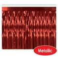 thumbnail image 3 of Beistle Red Metallic Plastic Fringe Drape Banner For Parade Floats Tinsel Curtain Photo Booth Prop Backdrop Birthday Party Supplies Christmas Decorations, 3 of 3