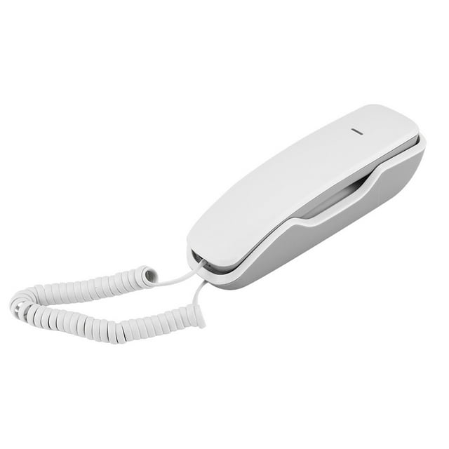 Teléfonos de Pared Fijos, Teléfono Colgante Anti-Interferencia Cancelación de Ruido del Útimo Número Redia Wall Lline Teléfono Para El Hogar para la Oficina para el Hotel