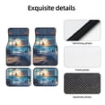 thumbnail image 4 of Naloa Ocean View Bedroom Car Foot Mat Set of 4 Pieces - Universal Floor Liner Neoprene Full Set Floor Mats for Cars Trucks SUV, 4 of 7