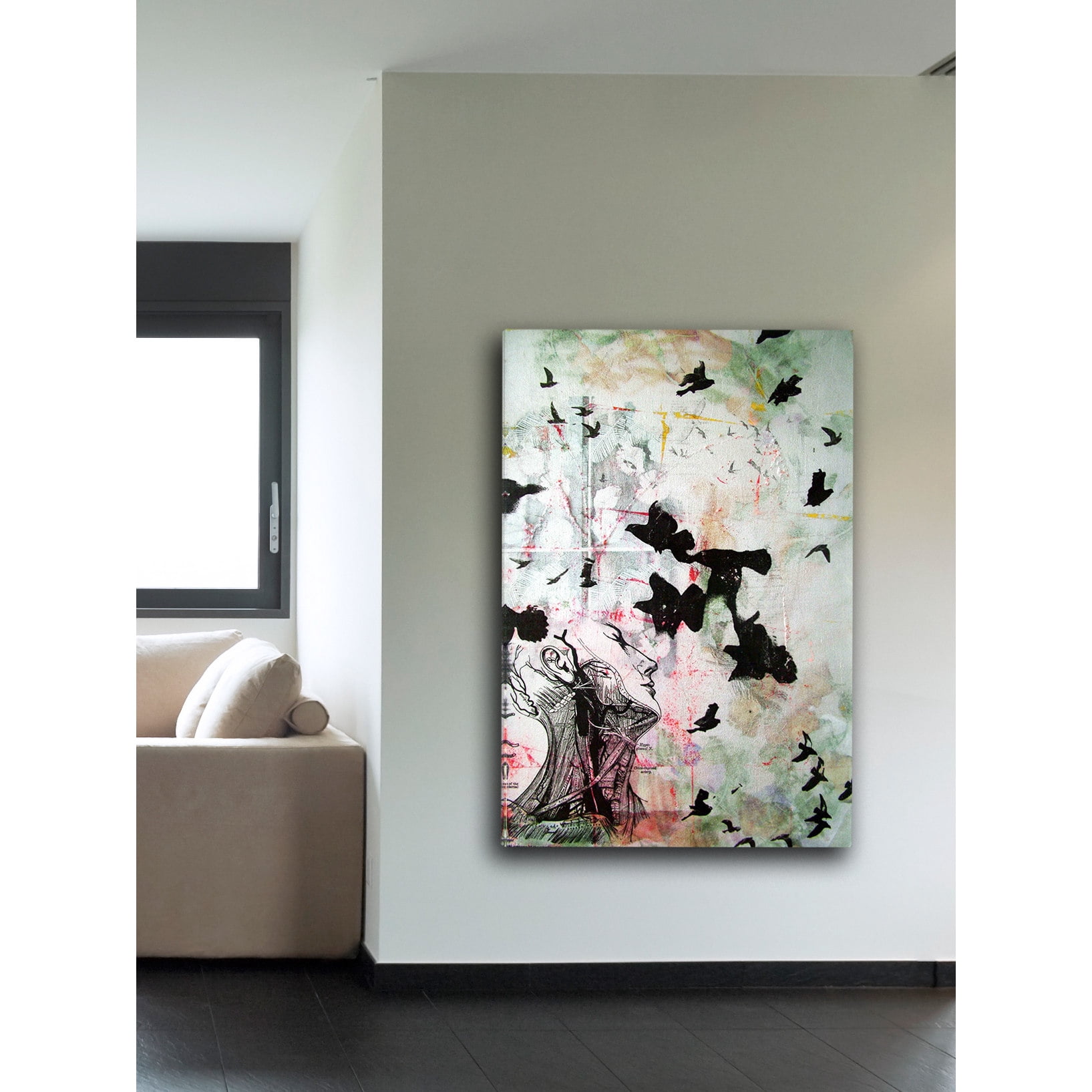 Marmont Hill "The Dreamer" by Tracy Silva Barbosa Painting Print on Canvas