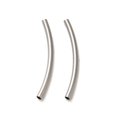 thumbnail image 1 of Non-Tarnish 304 Stainless Steel Tube Beads Stainless Steel Color 30~30.5x2mm Hole: 1.6mm, 1 of 3