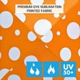 thumbnail image 3 of EAGLE PEAK 10x10 Slant Leg Pop Up Canopy Tent Easy One Person Setup Instant Outdoor Beach Canopy Folding Portable Sports Shelter 10x10 Base 8x8 Top(Orange Mushroom), 3 of 9