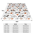 thumbnail image 3 of Pofeuu Halloween Dachshund Print Ultra-Soft Micro Fleece Blanket,for Bed Or Sofa,All Season Throw Blankets Flannel Blanket-40"x30", 3 of 7