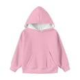 thumbnail image 3 of Mercatoo Cute Hoodies for Teen Girls Cotton Warm Plain Pullover Hoodie Sweatshirts Oversized Long Sleeve Tops Clothes Pockets, 3 of 5