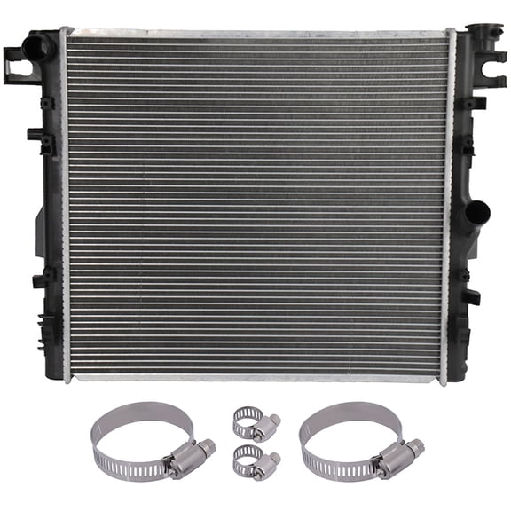 2957 68143886AA 55056634AB Engine Aluminum Radiator Replacement With 2007-2011 for Jeep Wrangler 3.8L 2018 for Jeep Wrangler JK 3.6L car radiator