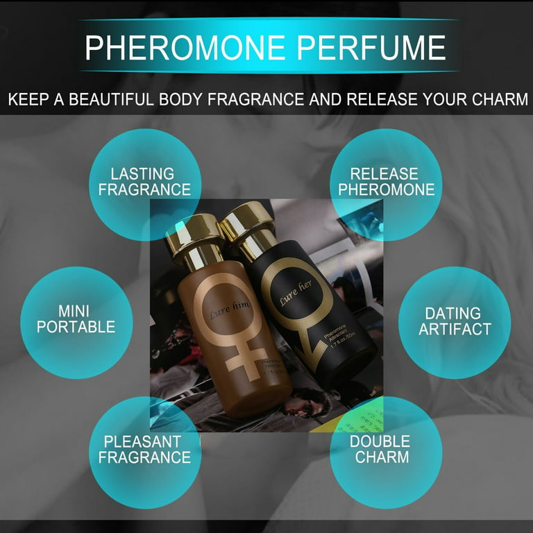 Aphrodisiac Golden Her Pheromone Perfume Spray for Men to Attract Women