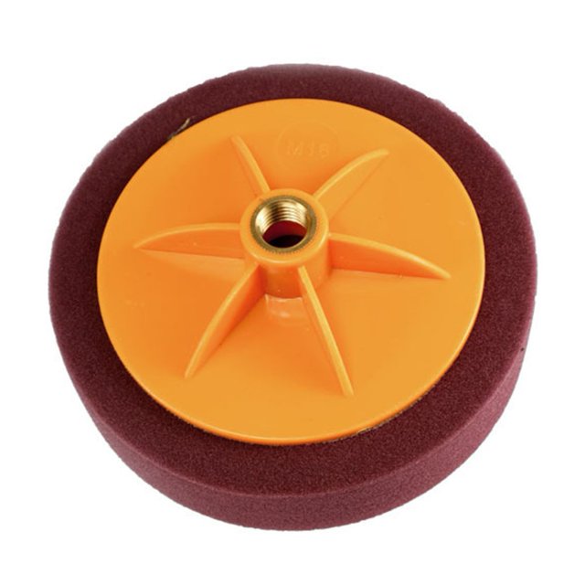 6 In Sponge for Restore Coarse Medium And Fine Screw Polishing Disk Car Beauty for M14 Purple