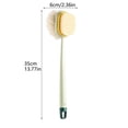 thumbnail image 3 of Long Handle Back Scrubber for Shower - Double Sided Body Brush with Bristles & Mesh Loofah, Bath Scrubber for Exfoliating and Body Cleaning for Men, Women, Elderly, 3 of 5