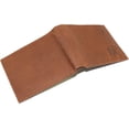 thumbnail image 6 of Leo Zodiac Sign RFID Blocking Cowhide Leather Men's Bifold Trifold Wallet Logo Bifold, 6 of 8