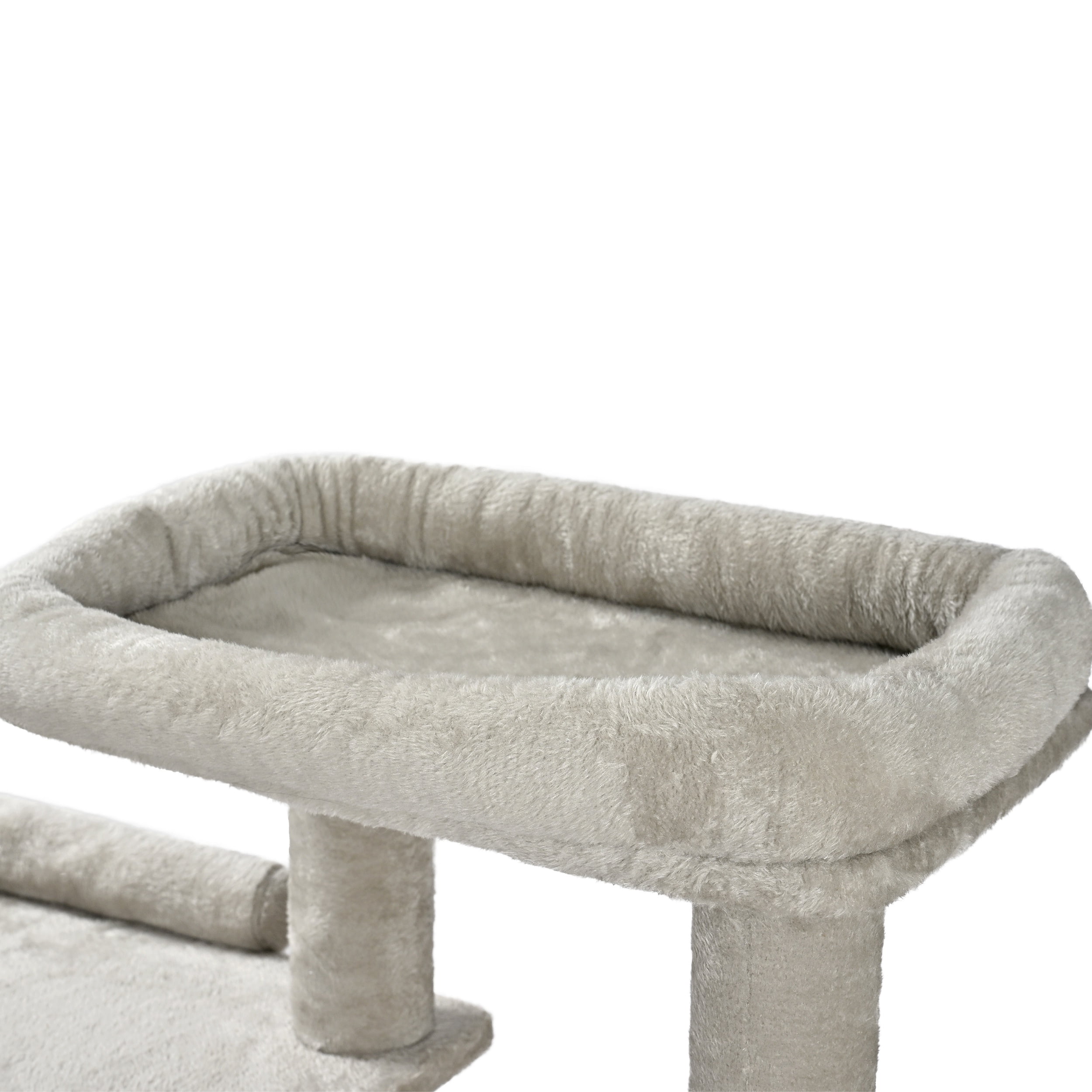 Vibrant Life Heavy Duty 8-Level 61" Cat Tree with Condo, Light Gray