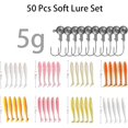 thumbnail image 3 of xianyou-Soft Fishing Lures for Bass, Soft Paddle Tail Fishing Swimbaits Lures, Fishing Baits Kit with Box for Fishing Trout Redfish Freshwater Saltwater, 3 of 4