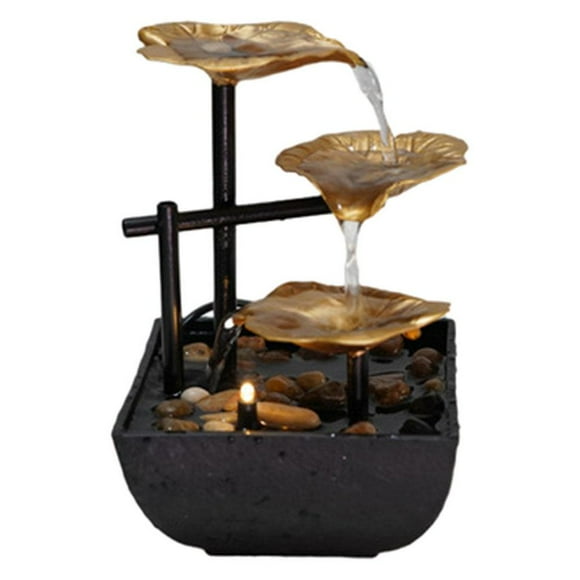 Indoor Fountain Chinese Feng Shui Meditation Tabletop Waterfall Fountains Office Living Room Decorative Crafts