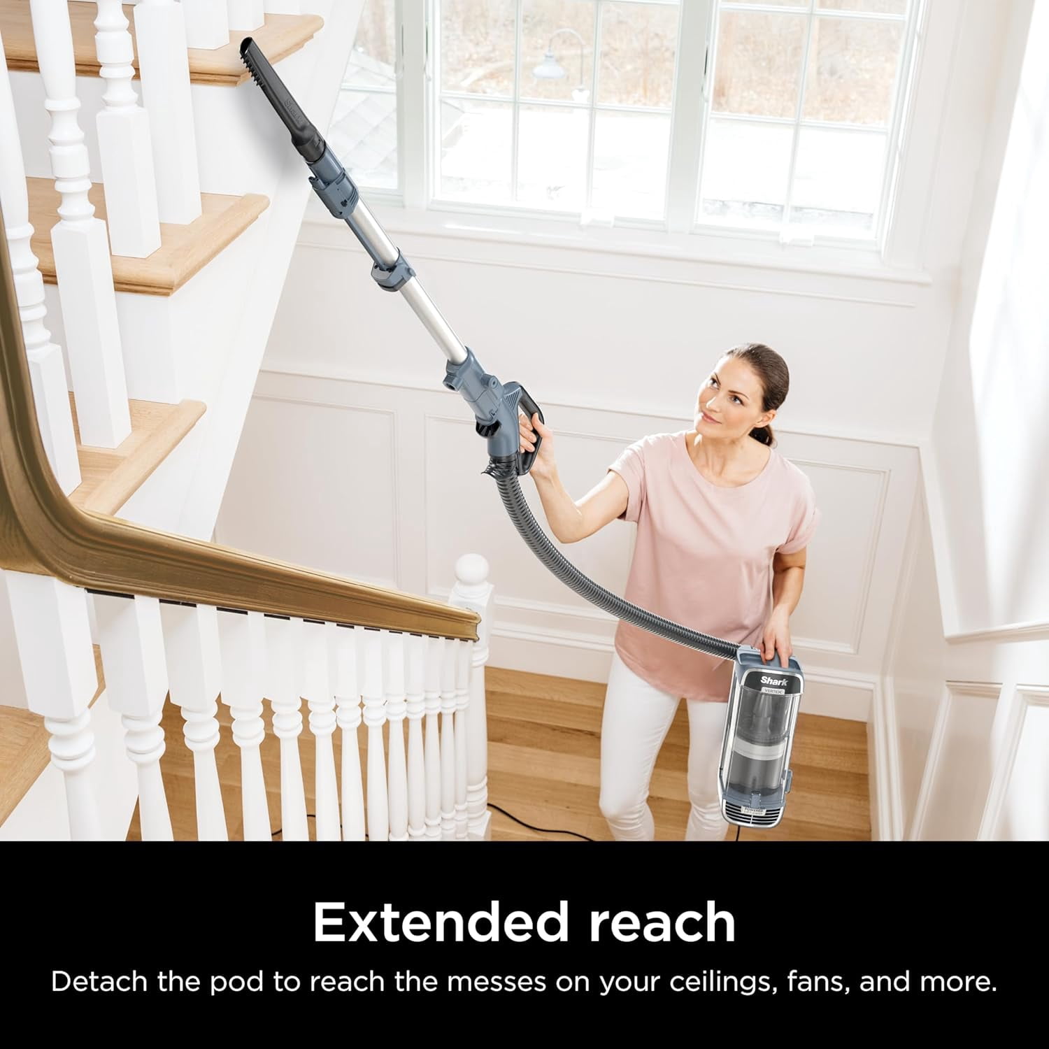 Shark Performance Powered Lift-Away Upright Vacuum, Ultra-Powerful Suction No Hair Wrap, LED Headlights, Pet Hair Pickup, Carpets & Hardfloors, UV2500