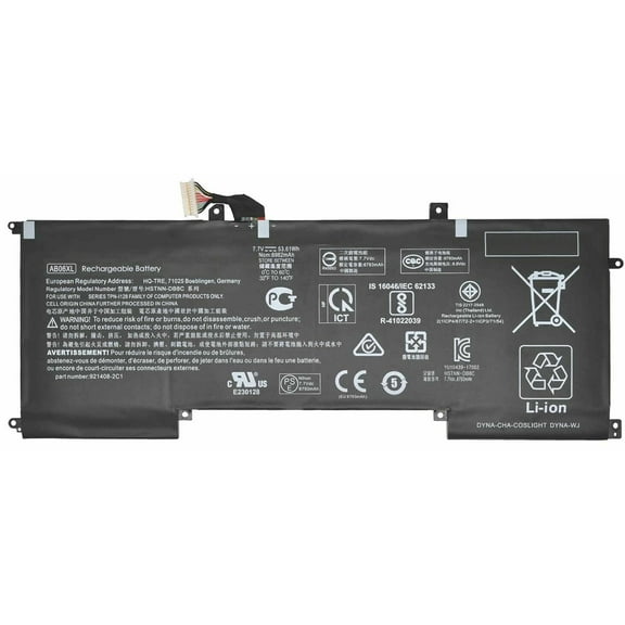 REPLACEMENT AB06XL 921438-855 BATTERY FOR HP ENVY 13-AD 53WH 921408-271