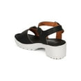 thumbnail image 3 of Jelly Beans CE85 Leatherette Buckle Lug Sole Chunky Heel City Sandal (Toddler/ Little Girl/ Big Girl), 3 of 5